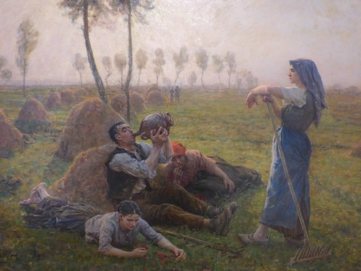 Contadini che riposano, 1882 - Arnot Art Museum